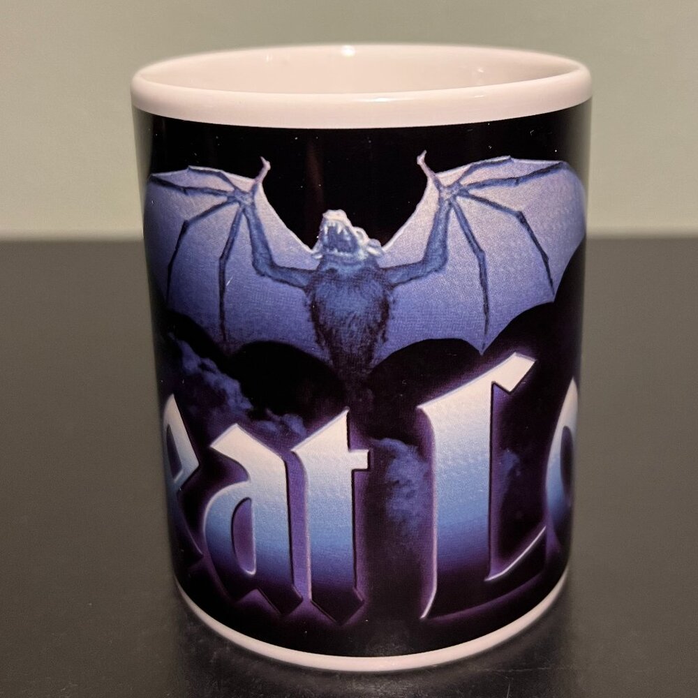 Vtg Meat Loaf Bat Out Of Hell Coffee Mug 2009 Rock Express Concert Merchandise